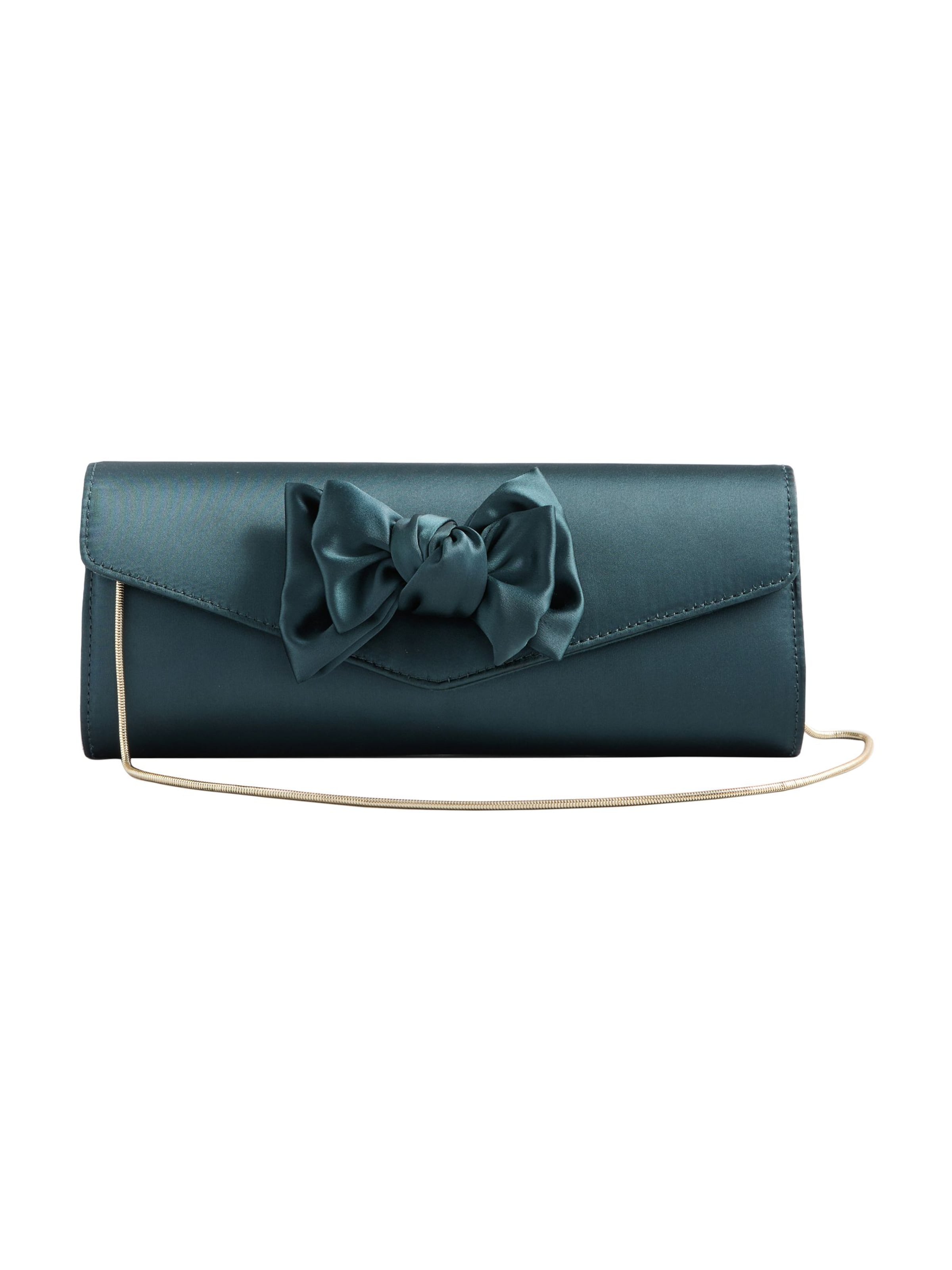 Lipsy Clutch in Green: front