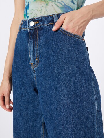 Monki Wide Leg Jeans in Blau