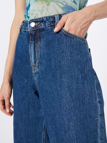 Monki Wide Leg Jeans i blå