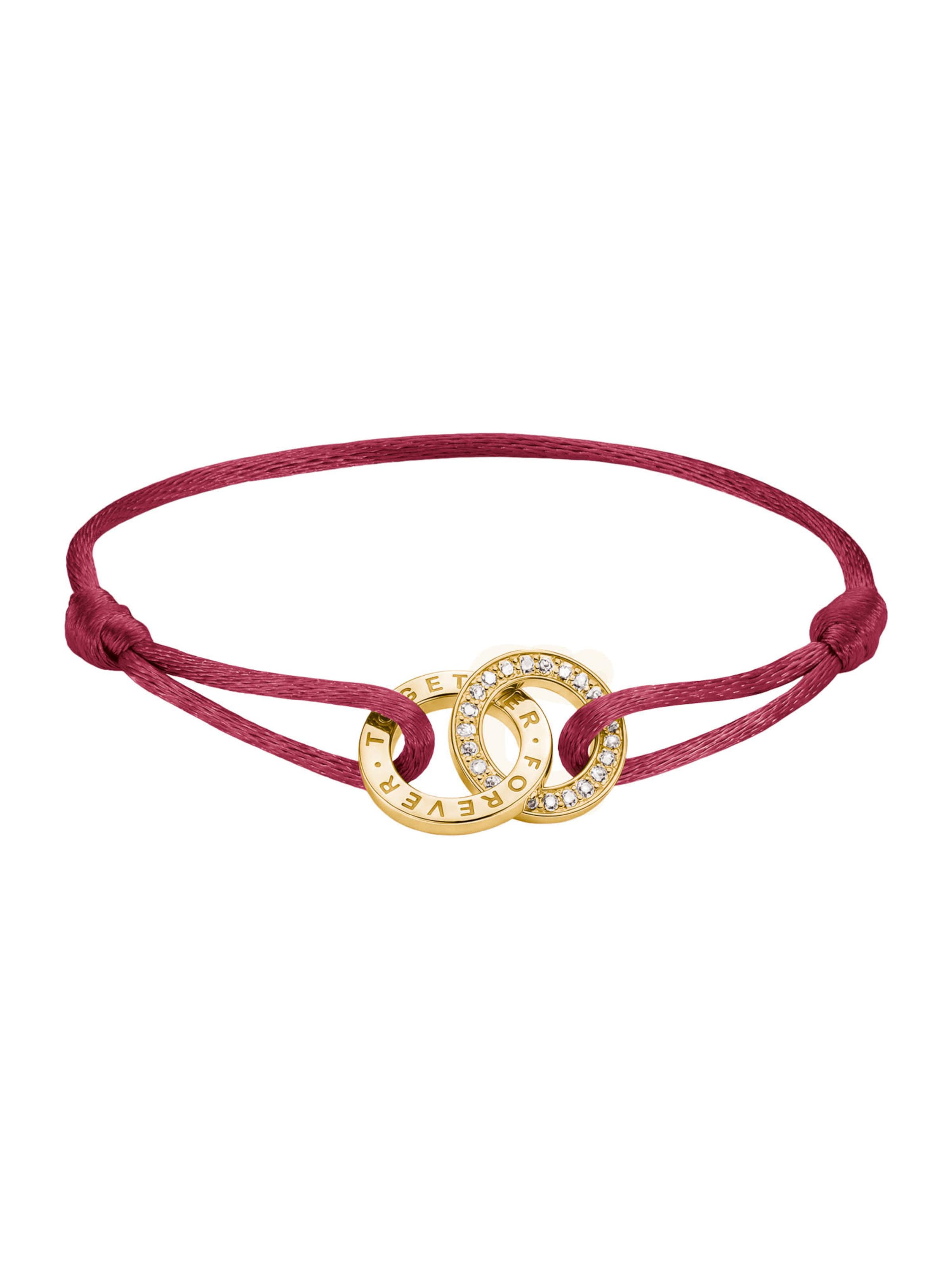 Thomas Sabo Bracelet in 24 in yellow gold / Red, Item view