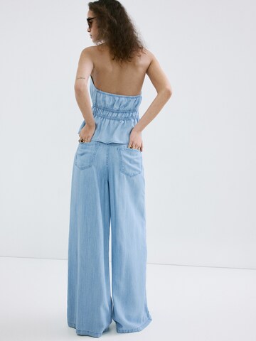 MANGO Wide leg Jeans 'Eva' i blå