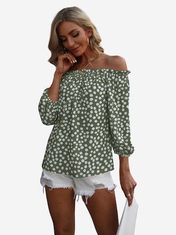 Imily Bela Блузка в Зеленый: спереди