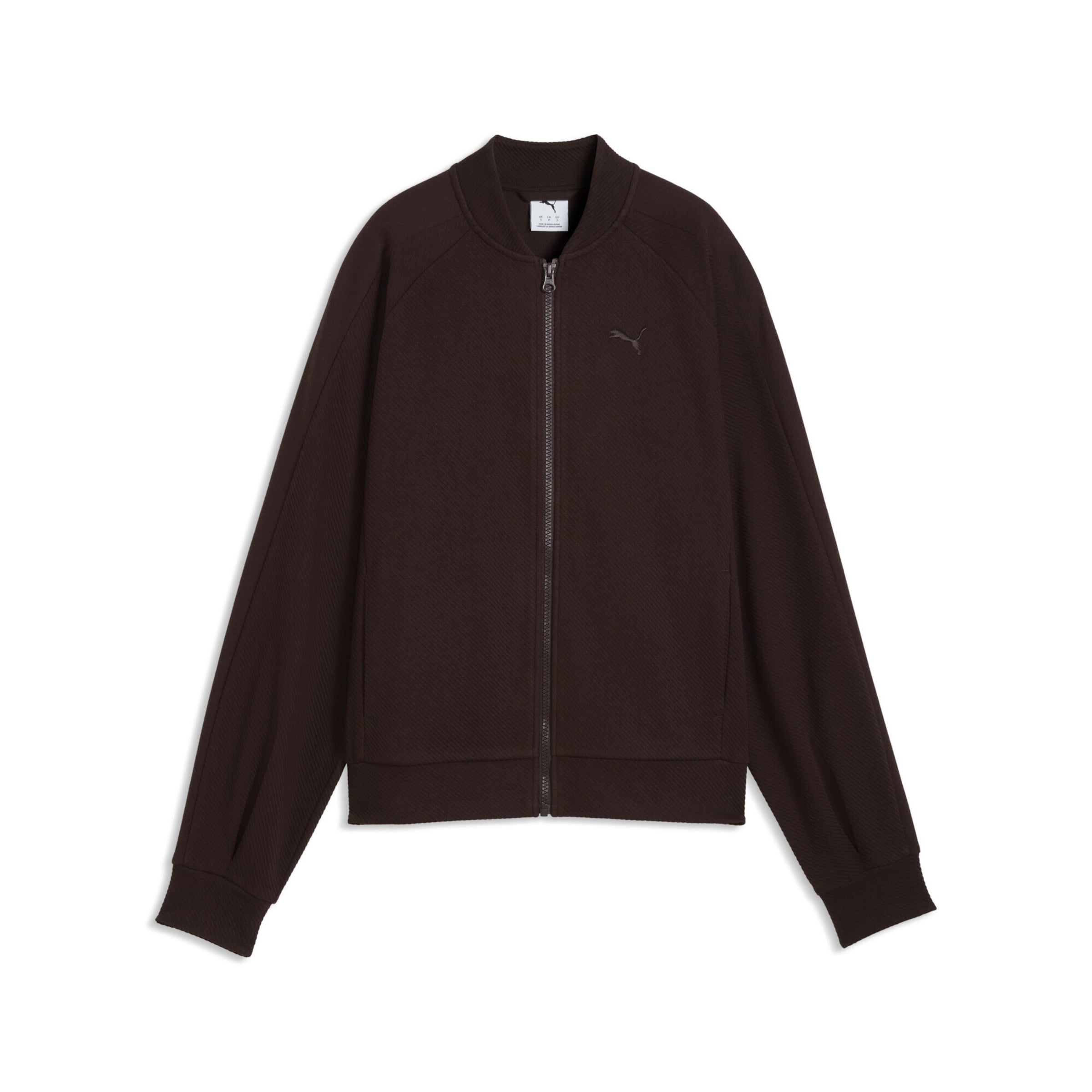 PUMA Sweatjacke 'Class' in Braun: Vorderseite