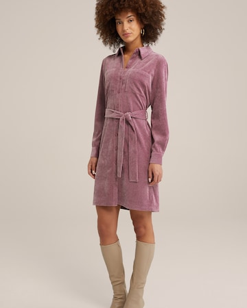 WE Fashion Shirt dress in Pink: front