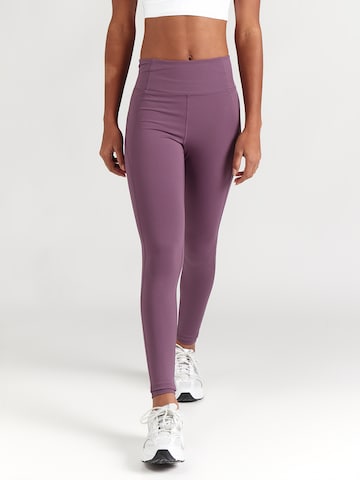 Girlfriend Collective Skinny Sportovní kalhoty – fialová: přední strana