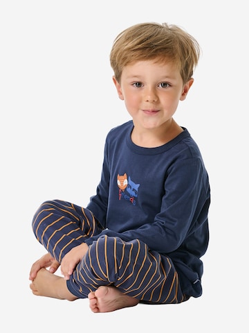 SCHIESSER Pajamas 'Boys World' in Blue