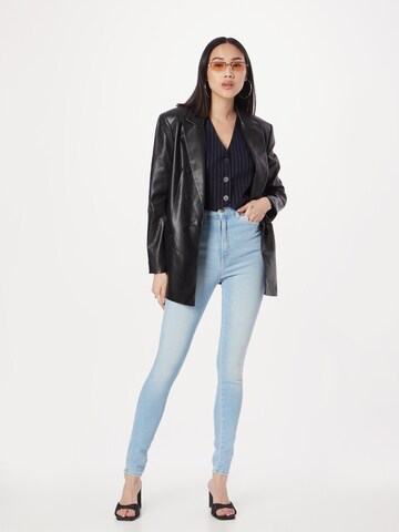 Dr. Denim Skinny Jeans 'Moxy' in Blauw