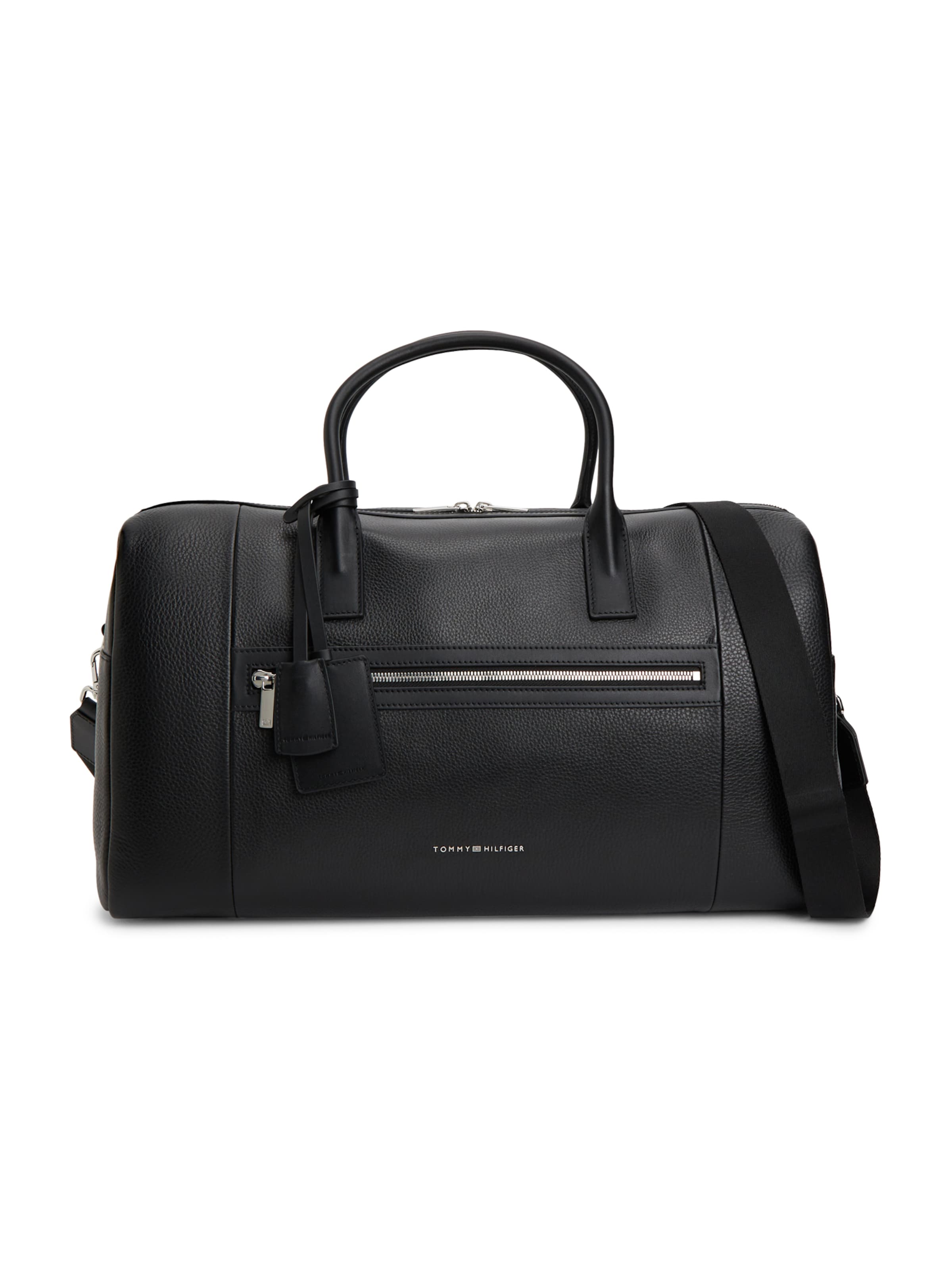 TOMMY HILFIGER Cestovní taška – černá: přední strana