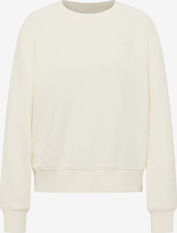 MUSTANG Sweatshirt 'Mala' in White: front