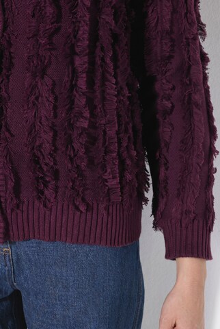 Ulla Popken Knit cardigan in Red