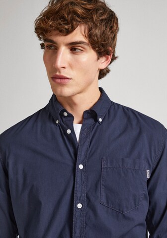 Pepe Jeans Regular fit Button Up Shirt in Blue