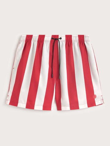 Thinking MU Board Shorts 'Limpopo' in Red