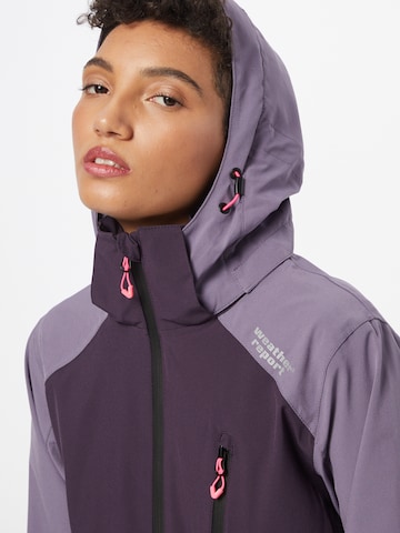 Weather Report Outdoor Jacket 'Camelia W-Pro' in Purple