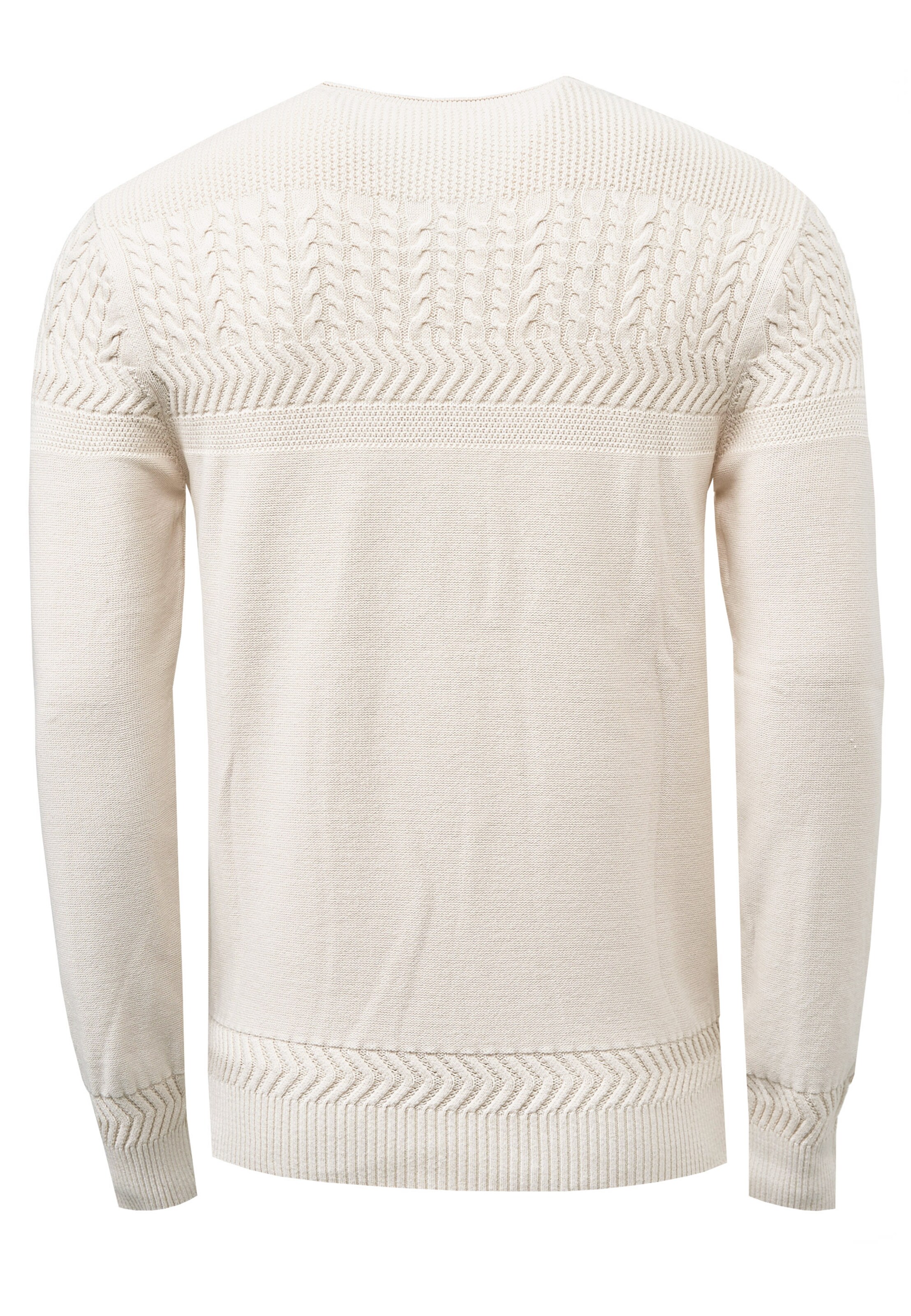 Männer Pullover & Strick Rusty Neal Pullover in Ecru - ZX71903 Männer Pullover & Strick Rusty Neal Pullover in Ecru - ZX71903