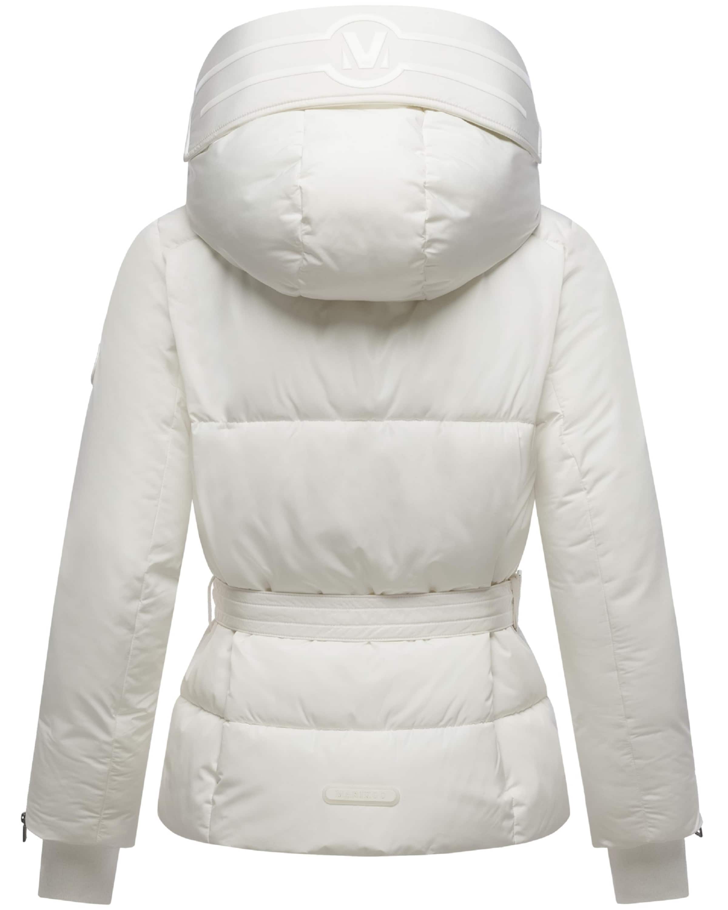 Geacă de iarnă 'Aleyna 16' de la MARIKOO pe alb