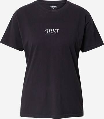 Obey Shirt in Zwart: voorkant