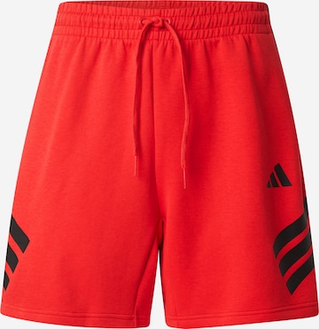 ADIDAS SPORTSWEAR Trousers 'Future Icons' in Red: front