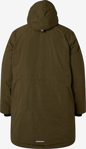 Parka mi-saison 'MTRACK' Zizzi en vert