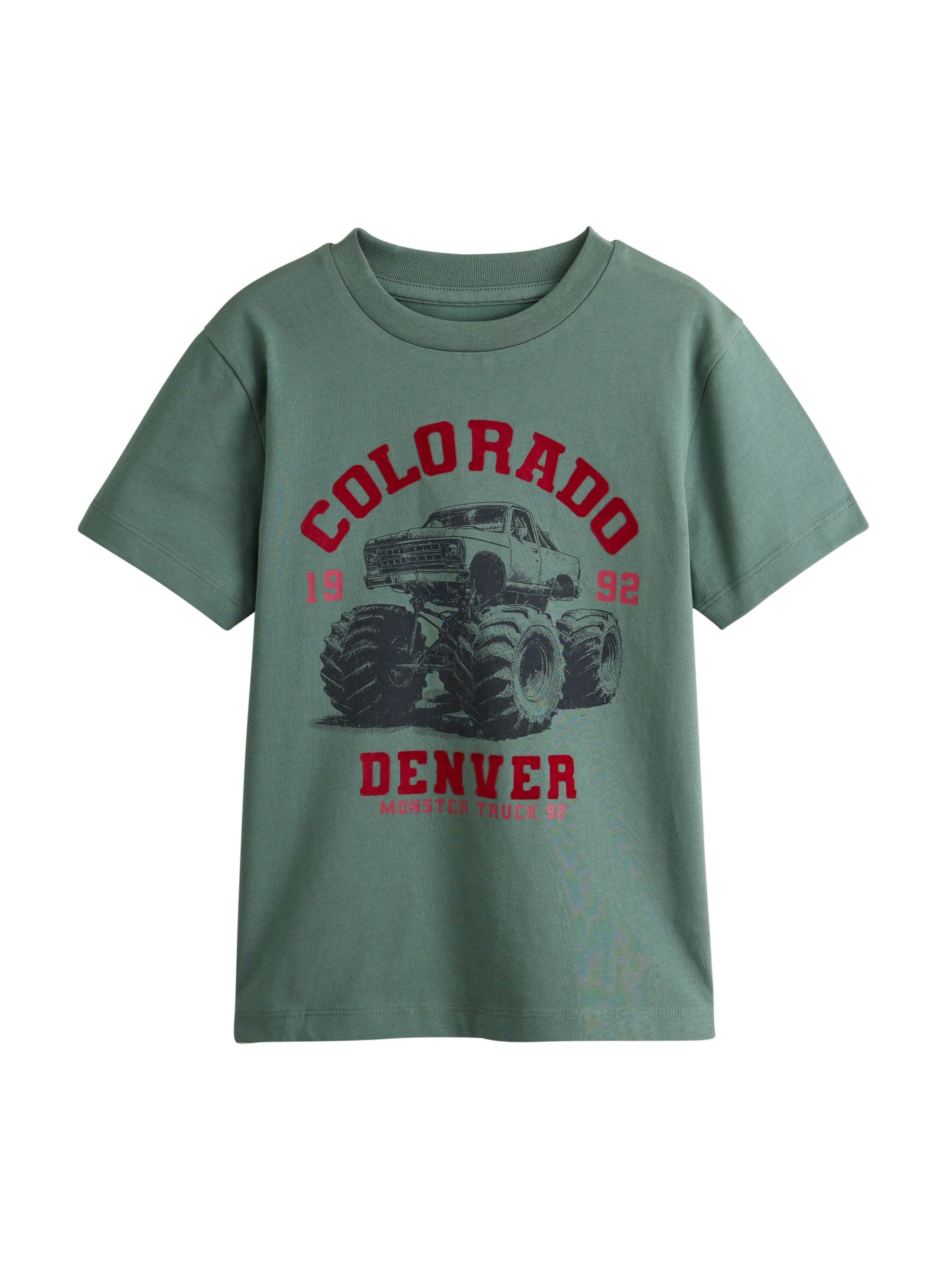 Next Shirt in 158 in Green / Red / Black, Item view
