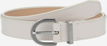 Ceinture Calvin Klein en blanc : devant