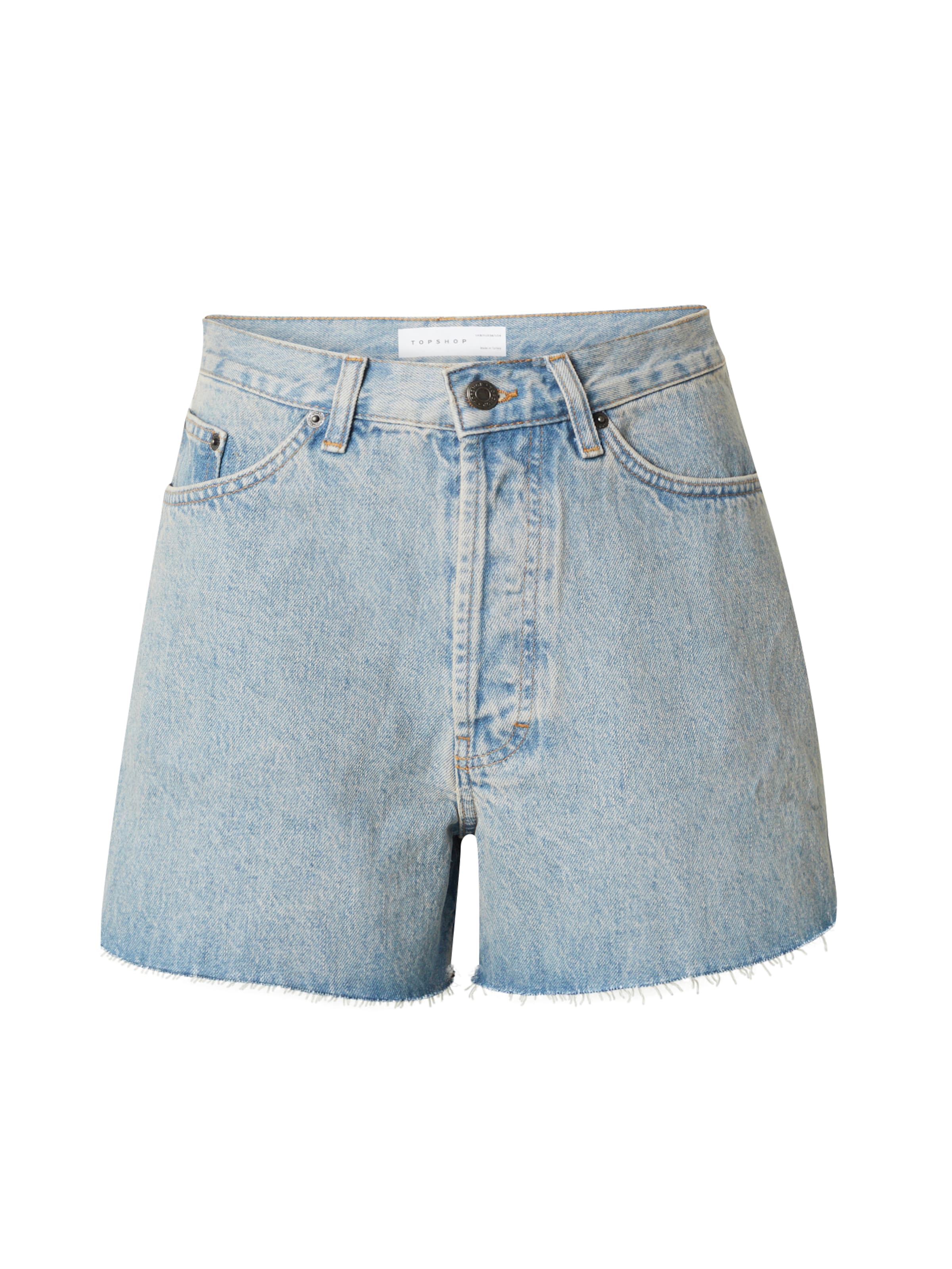 TOPSHOP Shorts in blue denim, Produktansicht