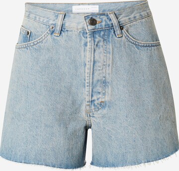 TOPSHOP Regular Shorts in Blau: predná strana