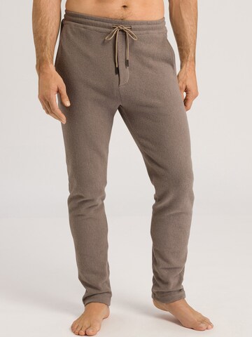 Hanro Pajama pants ' Cozy Comfort ' in Beige: front