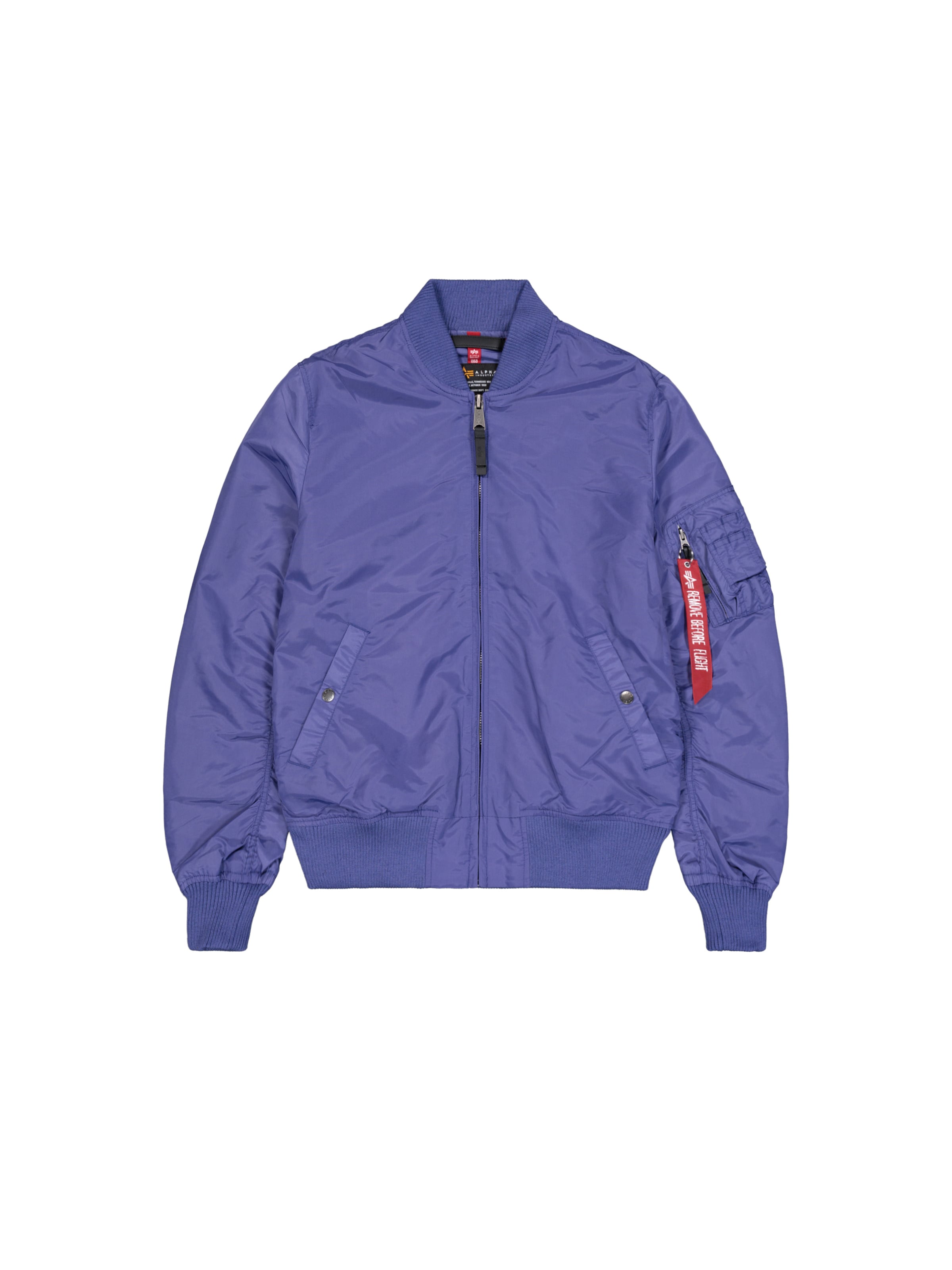 ALPHA INDUSTRIES Välikausitakki 'Ma-1 Tt' värissä lila: etupuoli