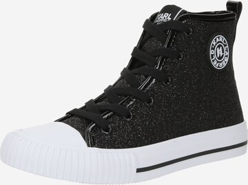 Karl Lagerfeld Sneakers in Zwart: voorkant