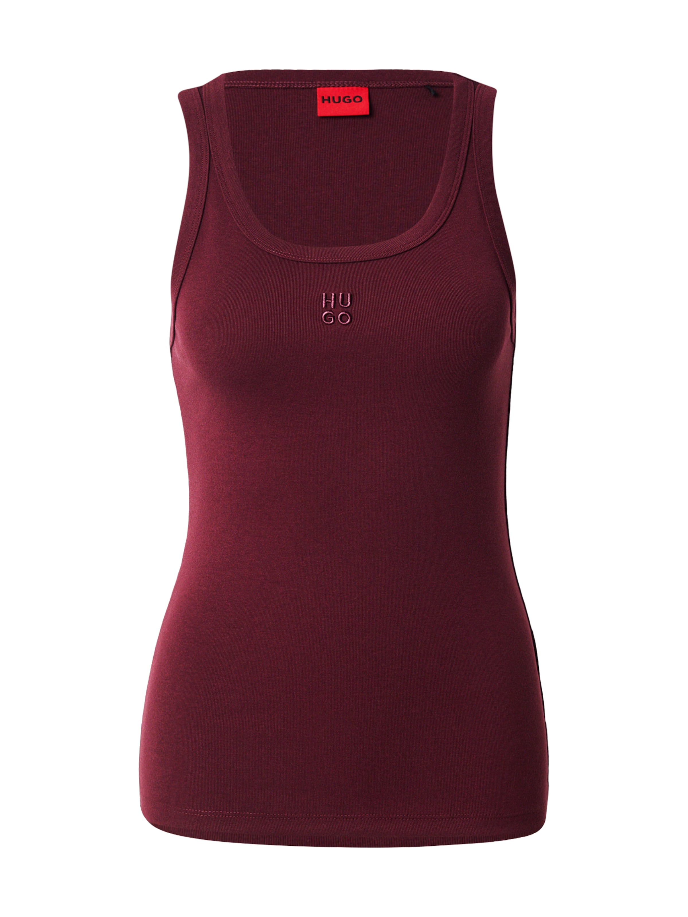 HUGO Top 'Datamia' w kolorze fioletowy: przód