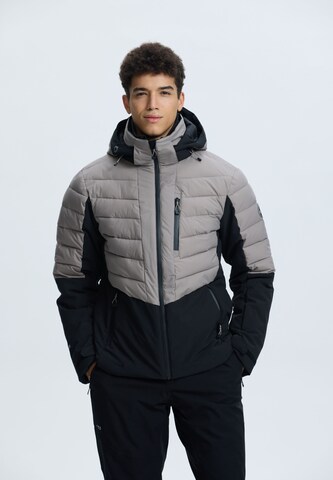 ICEPEAK Athletic Jacket 'Folsom' in Grey: front