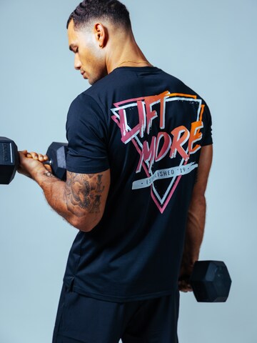 Lifters Functioneel shirt 'Lift More' in Zwart