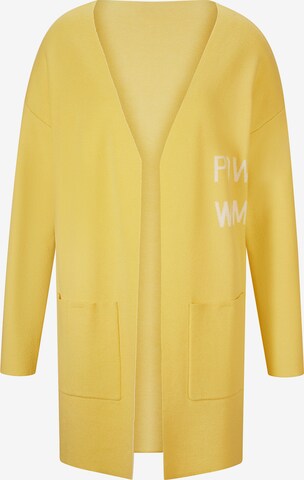 heine Knit cardigan in Yellow: front