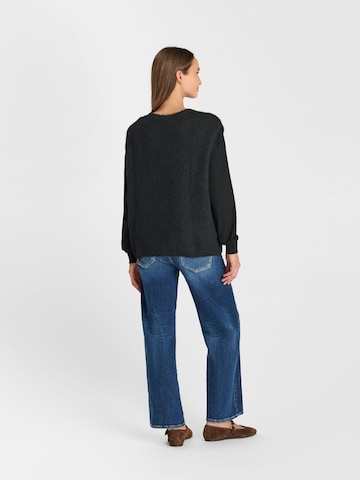 Le Temps Des Cerises Pullover 'Kestrel' in Schwarz