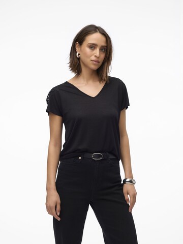 T-shirt 'ILSA ' VERO MODA en noir : devant