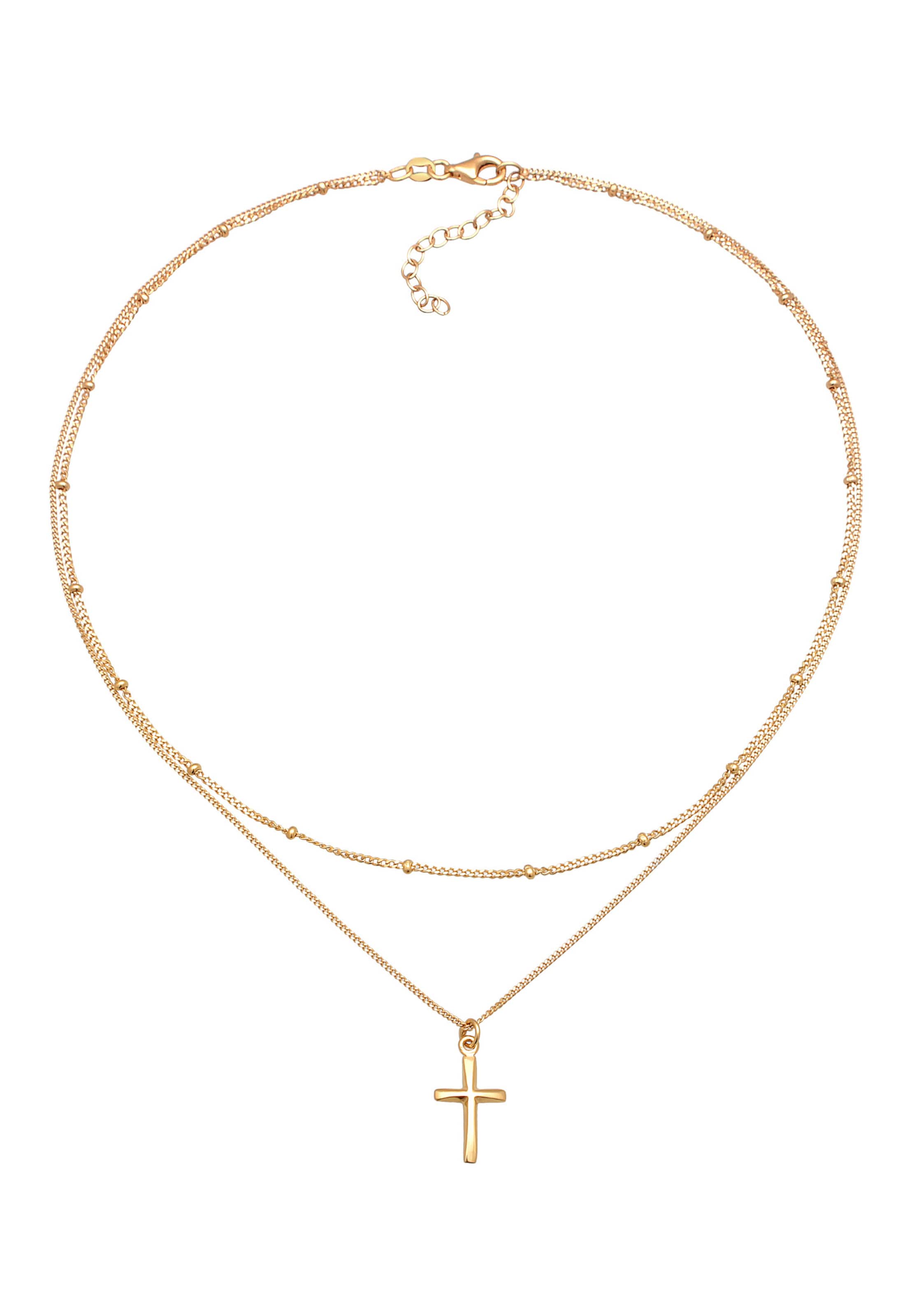 ELLI Kette in Gold: Vorderseite