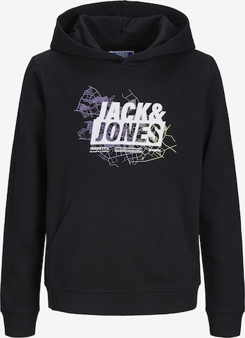 Jack & Jones Junior Sweatshirt 'Map' in Schwarz: predná strana