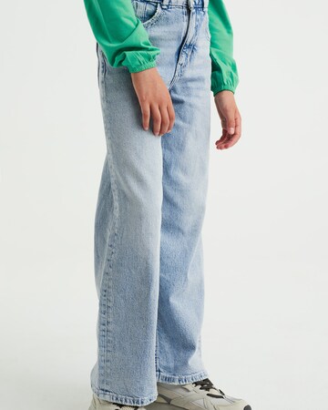 WE Fashion Wide leg Jeans 'Ridge' in Blauw: voorkant