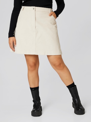 A LOT LESS Skirt 'Emelie' in White: front