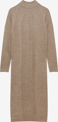 Pull&Bear Gebreide jurk in Beige: voorkant