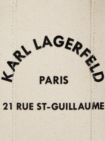 Karl Lagerfeld - Bolso de mano ' Rue St-Guillaume Square ' en beige
