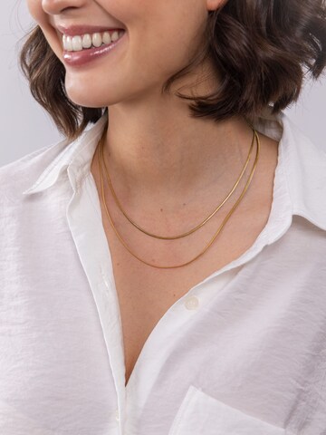 PURELEI Kette 'Two Layers' in Gold: Vorderseite