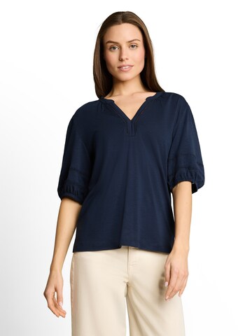 TOM TAILOR - Blusa en azul: frente