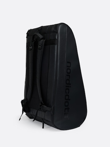 nordicdots Sportovní taška 'Pro Tennis Bag 12' – černá