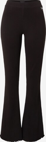 Tommy Jeans Flared Pants in Black: front
