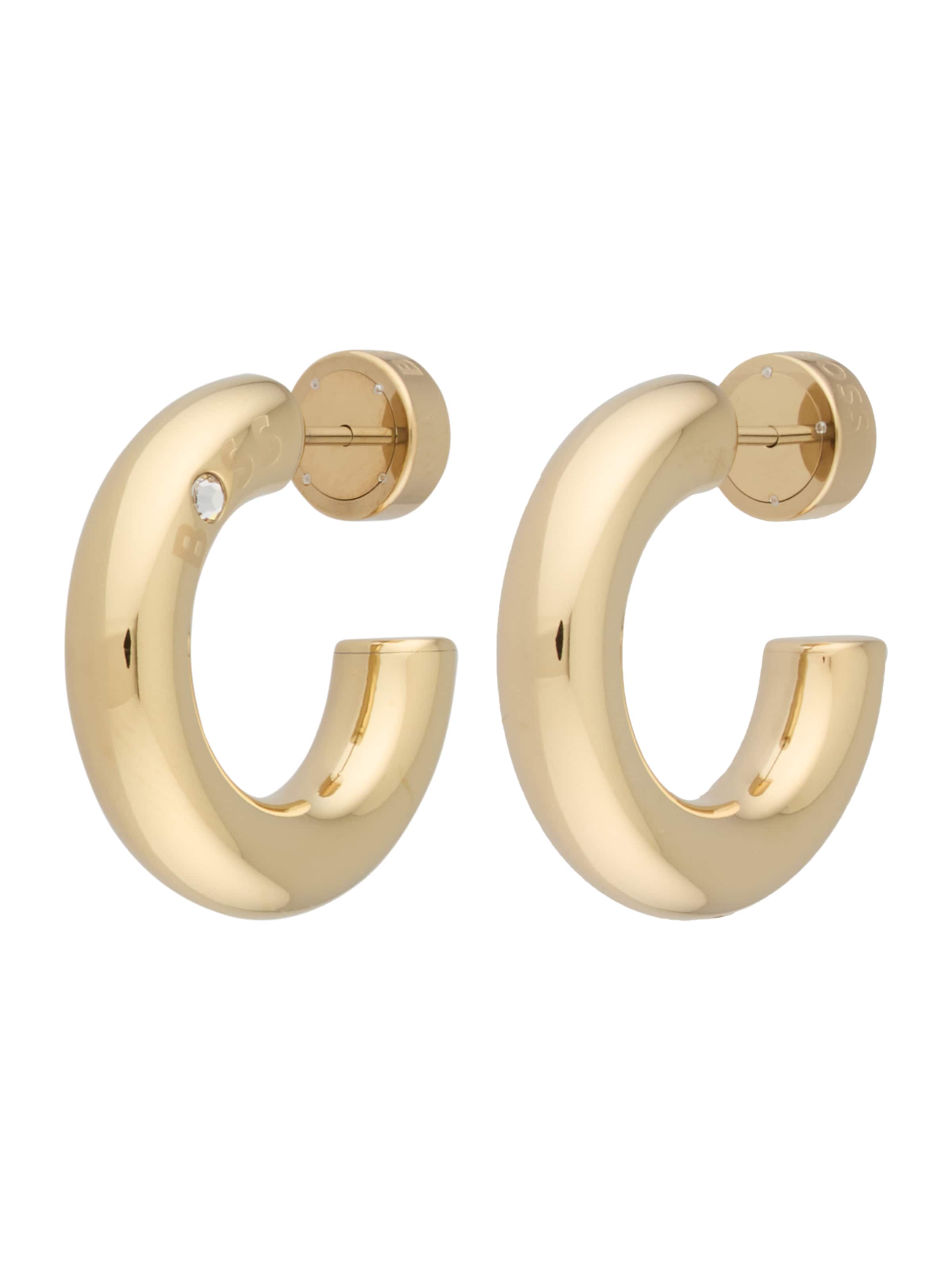 BOSS Øreringe 'LIVE' i guld: forside