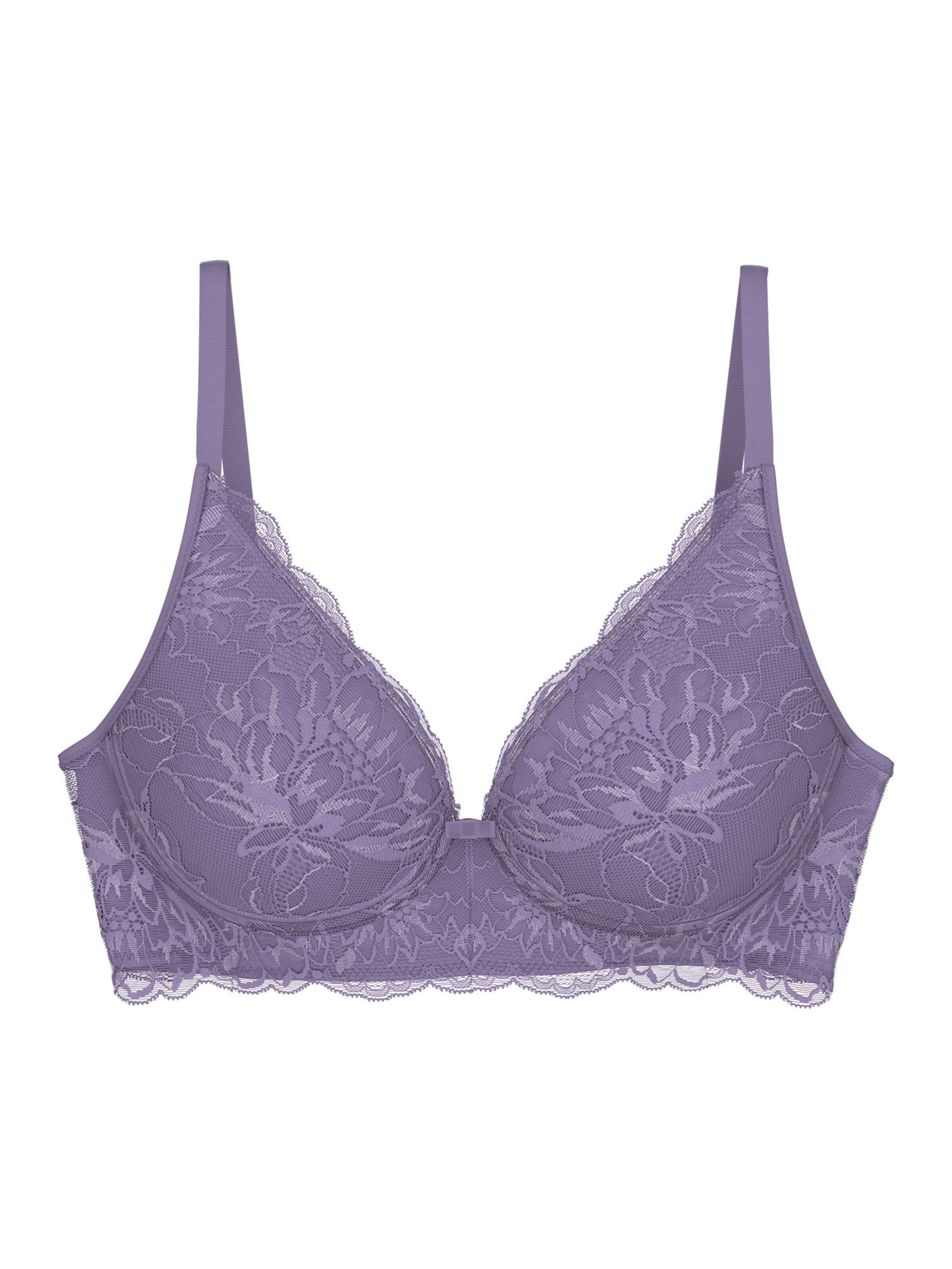 TRIUMPH T-shirt Bra ' Red Label Amourette Charm ' in Purple: front