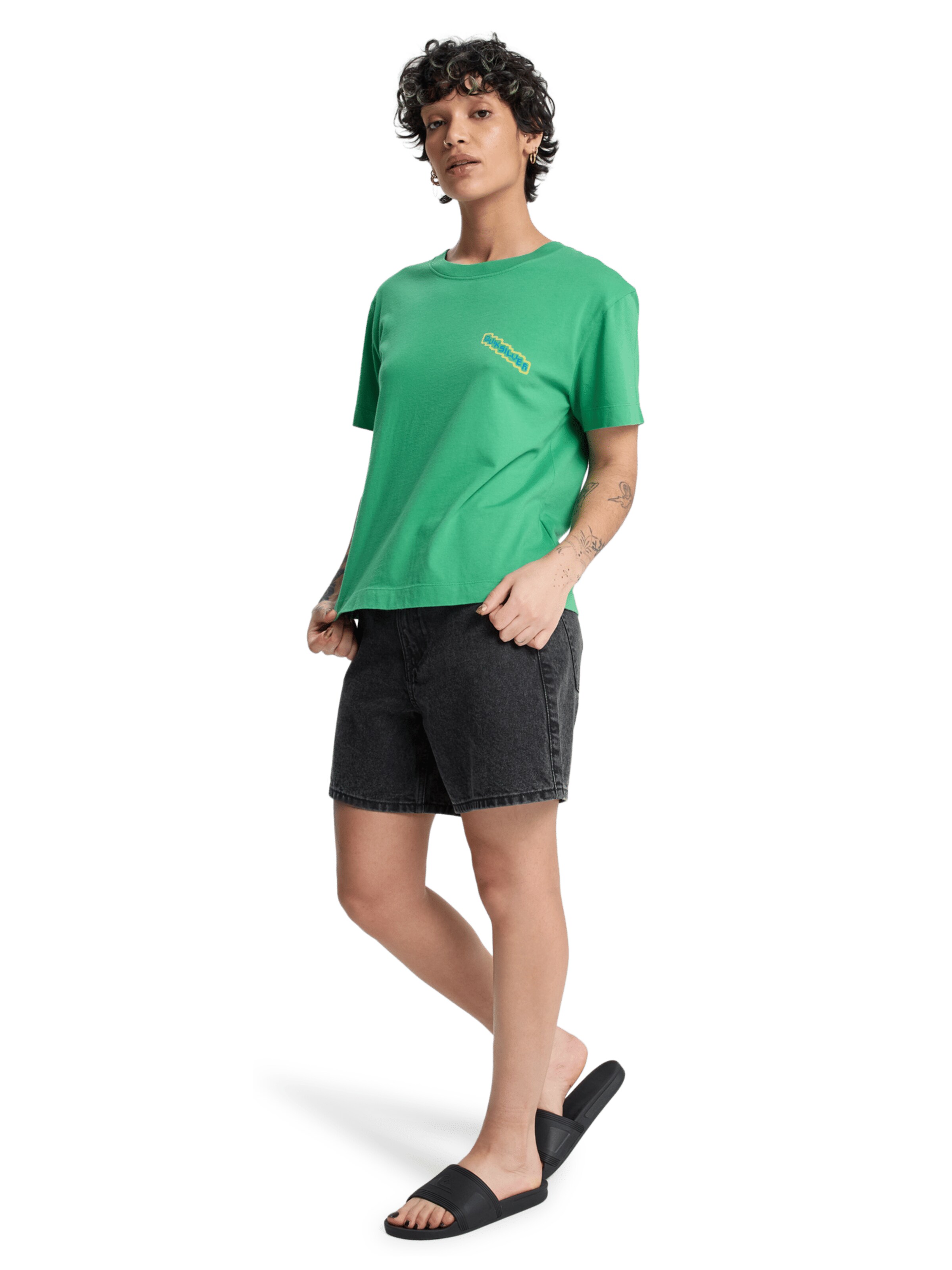 QUIKSILVER Shirt in Green