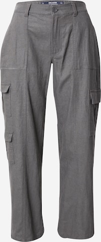 HOLLISTER - Loosefit Pantalón cargo en gris: frente