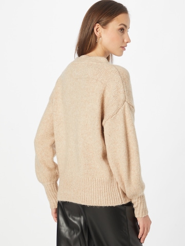 OBJECT Gebreid vest 'Wilma' in Beige